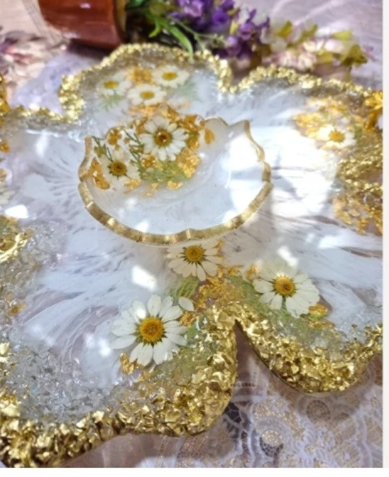 سینی رزینی قالب ۵پر قطر۳۰